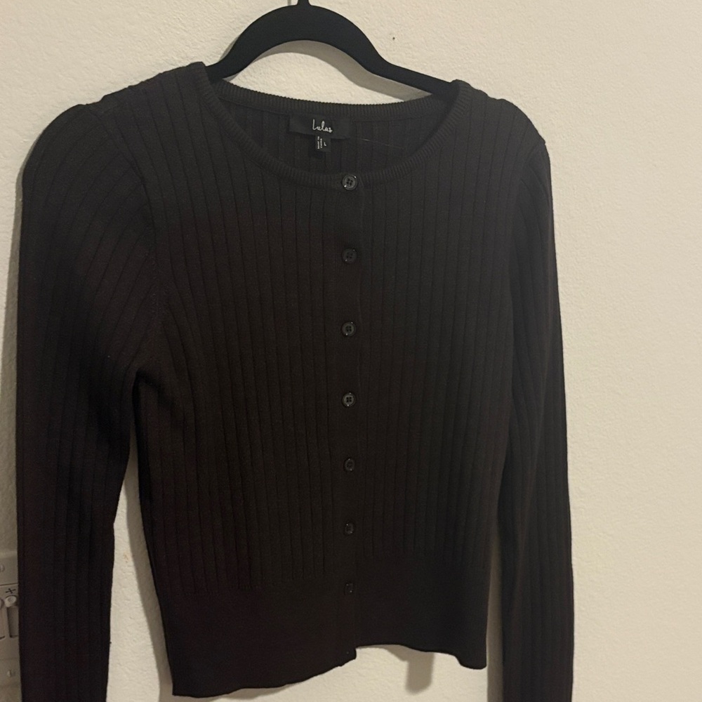 Lulus ribbed cardigan